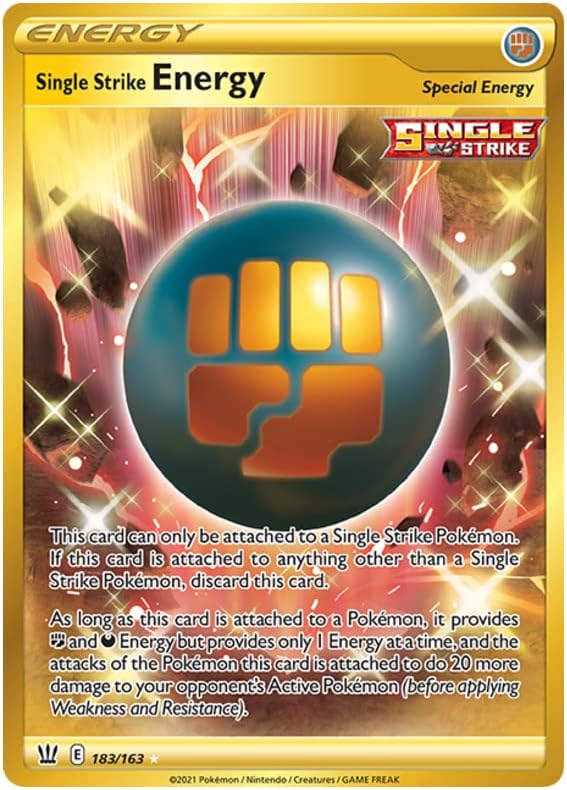 Single Strike Energy - 183/163 - Secret Rare - Sword & Shield - Battle Styles