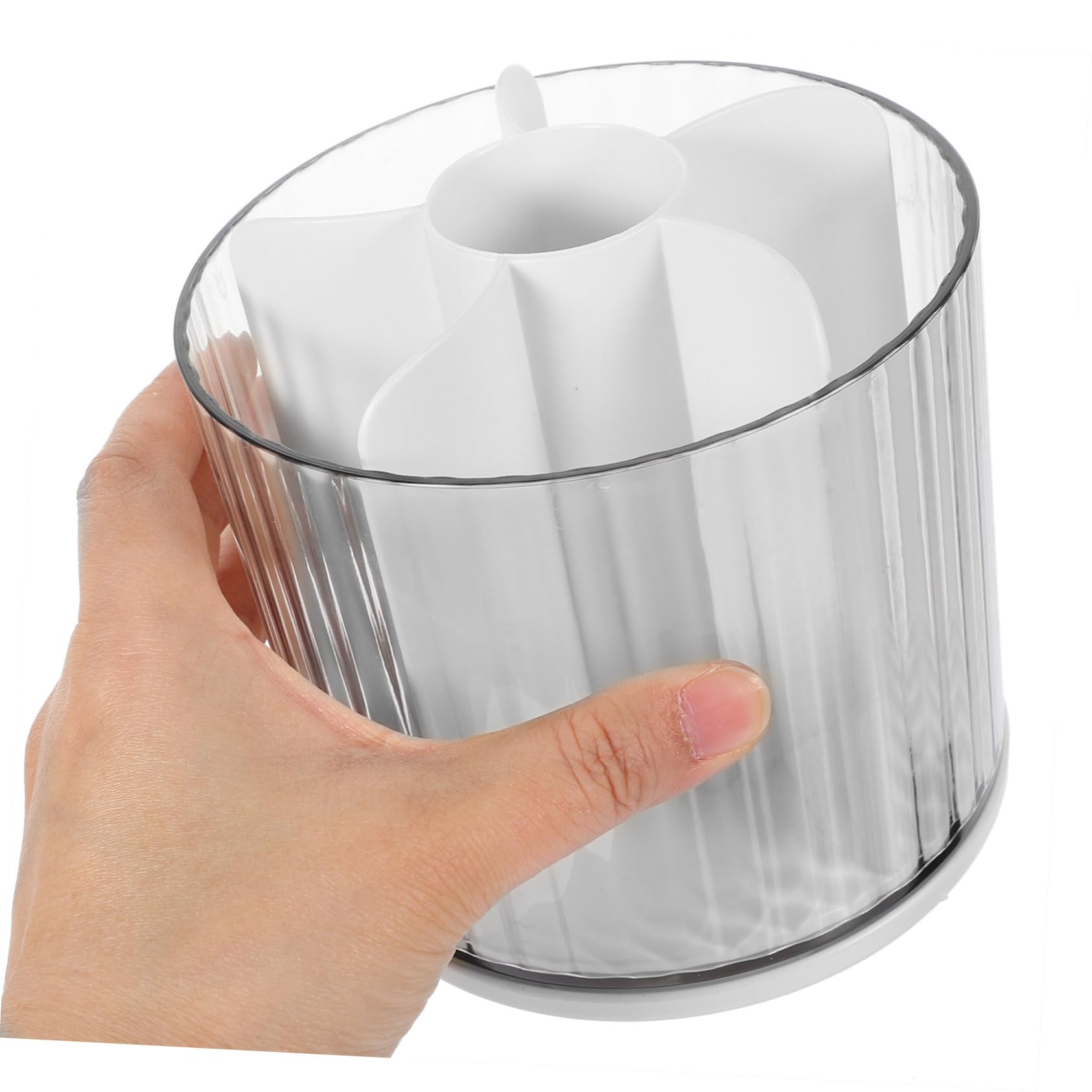 NUOBESTY 4pièces Organisateur De Bureau Rotatif Pour Pinceaux Cosmétiques Rangement Multifonctionnel Pour Maquillage Et Fournitures De Bureau Support Pratique Et Élégant Pour Commode