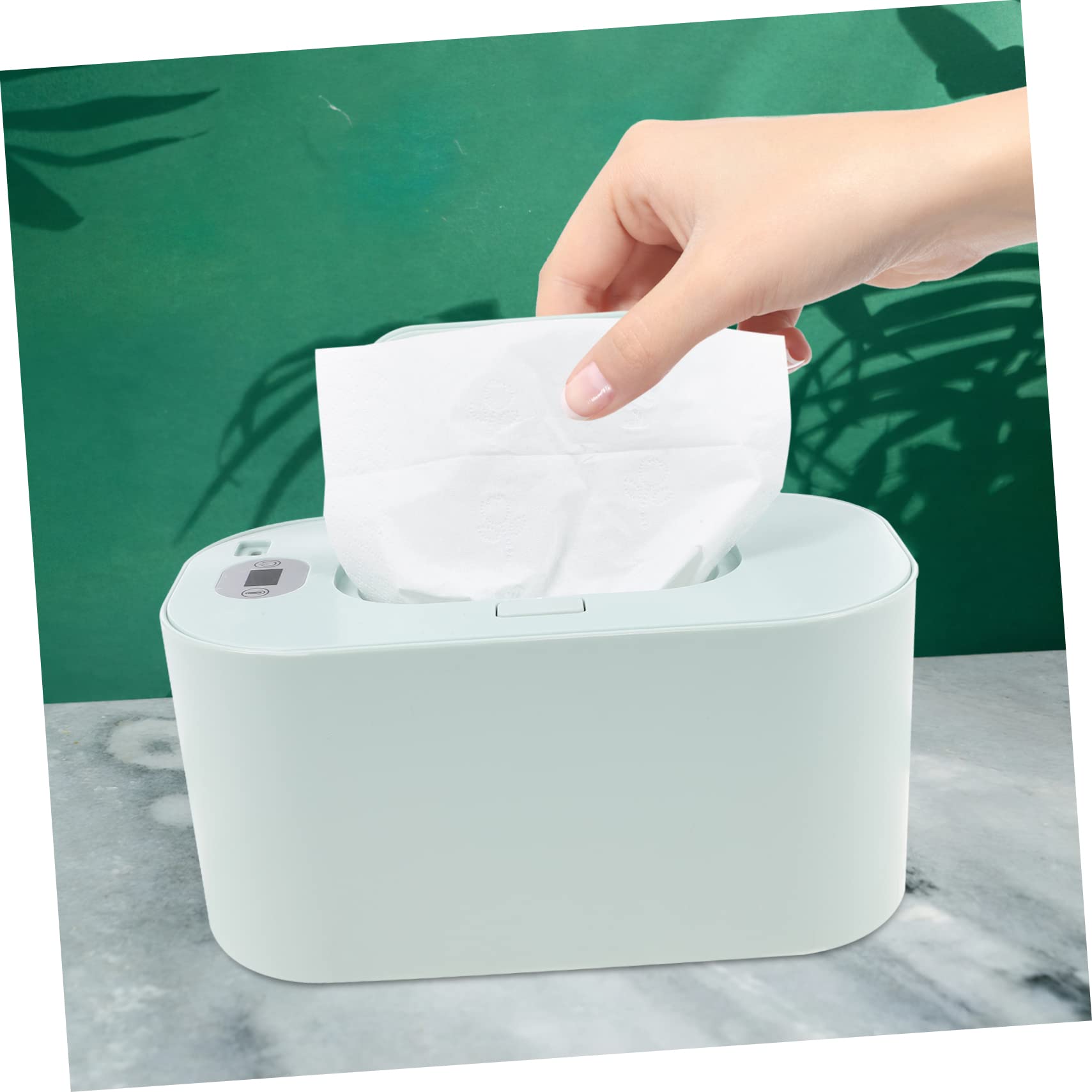 Hemobllo Calentador De Toallitas Húmedas Para Bebés Usb Verde Dispensador De Toallitas Húmedas Para Uso Doméstico Coche