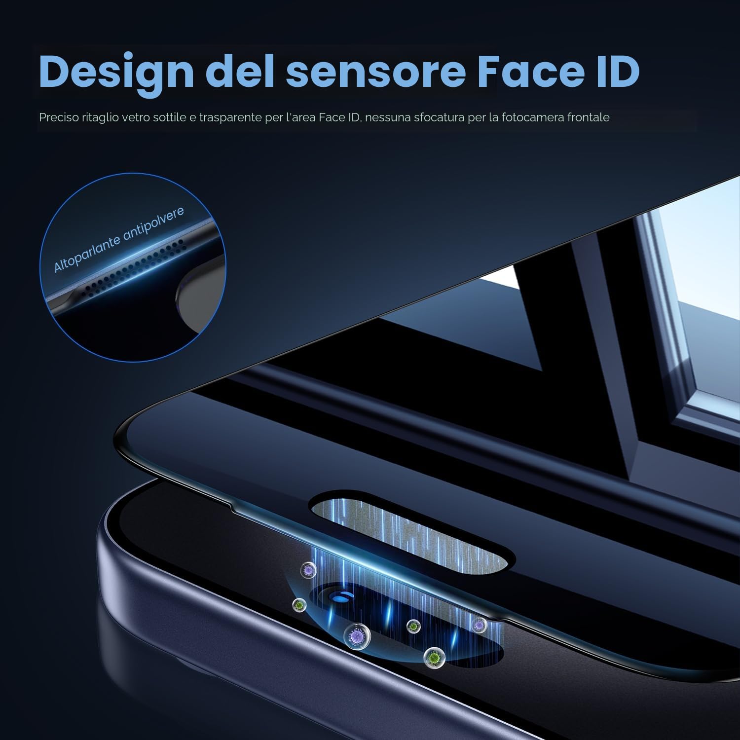 WSKEN - Pellicola Proteggischermo per iPhone 17 Pro Max con Privacy - [4 Vie 360 Anti-Spia] [Auto Rimozione Polvere] 10X Militare Infrangibile 4 Direzioni Zero Bolle Anti-Spia in Vetro Temperato per