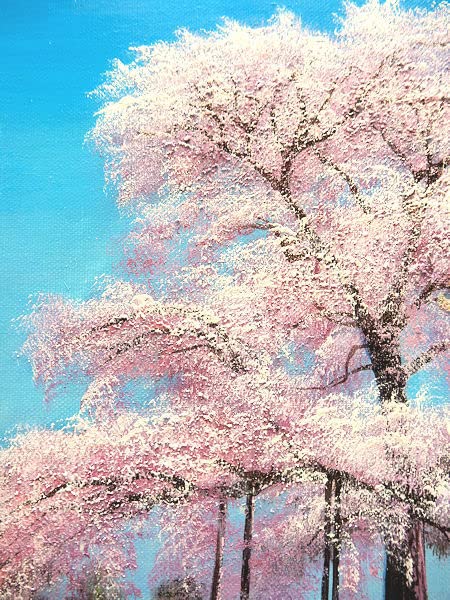 【真作】絵画　油彩8号　水之公園　風景画　洋画　木々の静けさ　印象派風　W40 真作】絵画 油彩8号 水之公園 風景画 洋画 木々の静けさ 印象派