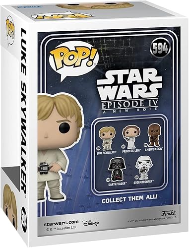 Miniatura 4 de POP Star Wars New Classics - Figura de vinilo de Luke Skywalker Funko (con funda protectora de caja compatible), multicolor, 3.75 pulgadas