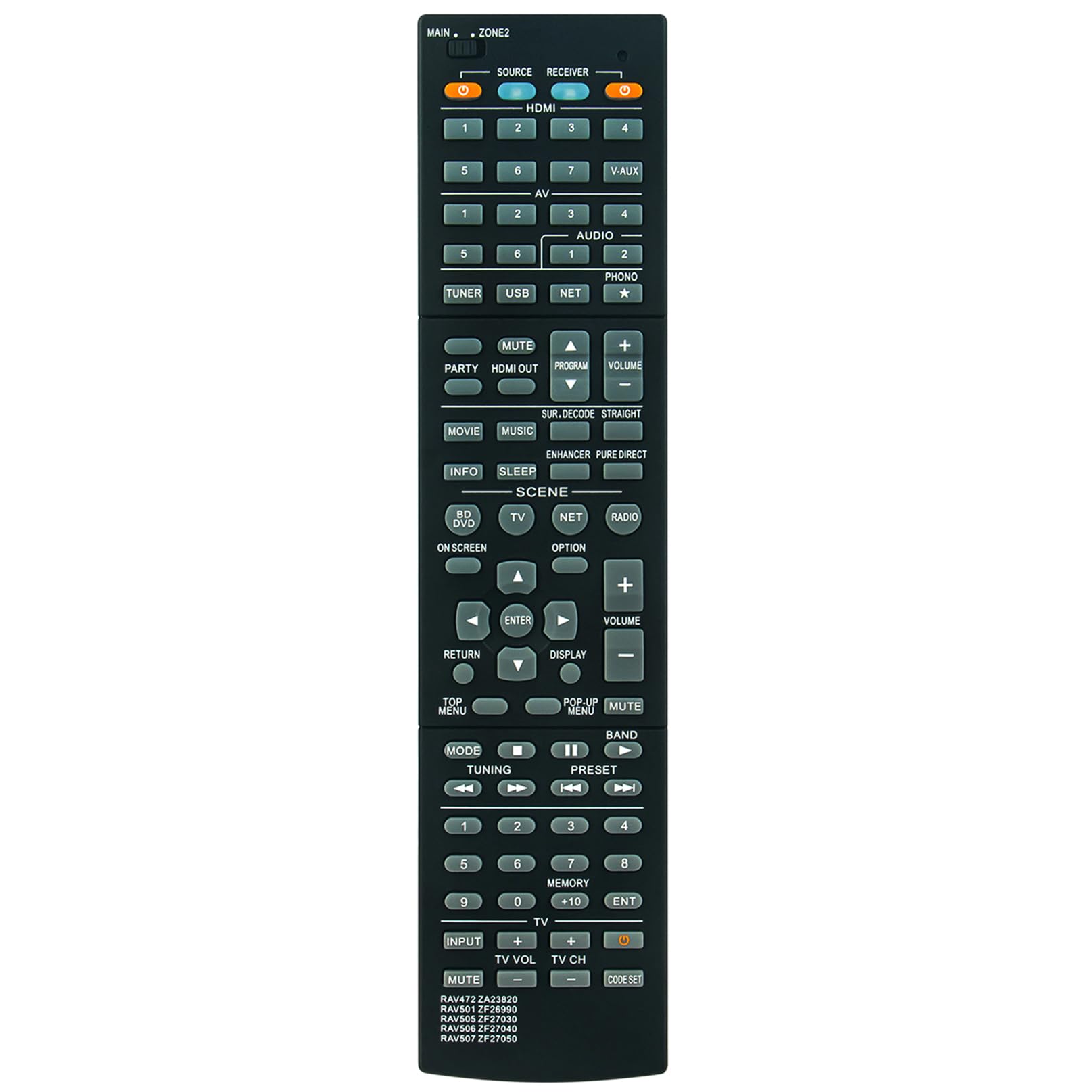 Amazon.com: RAV501 ZF26990 Replacement Remote Control