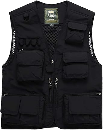 utility sleeveless jacket
