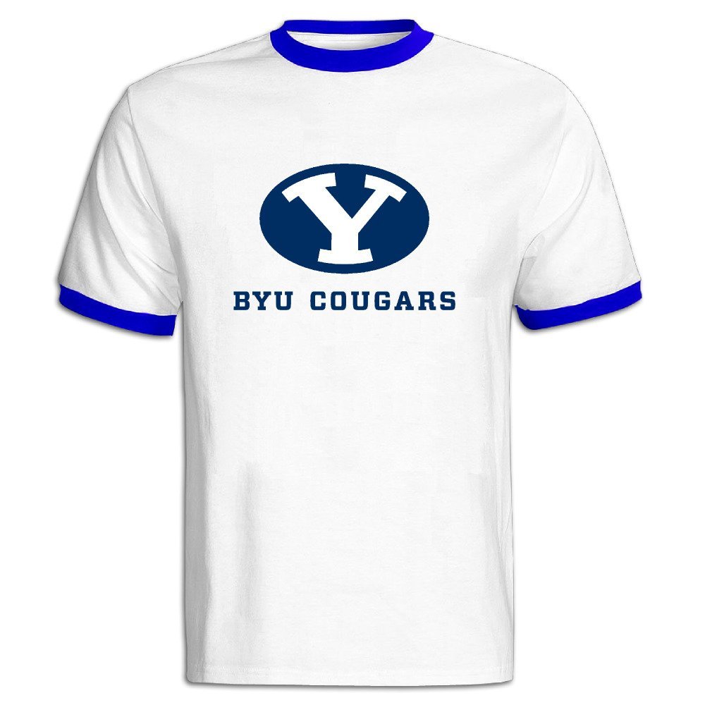 TAEYANG Men's BYU Cougars Logo Soft T-Shirt RoyalBlue