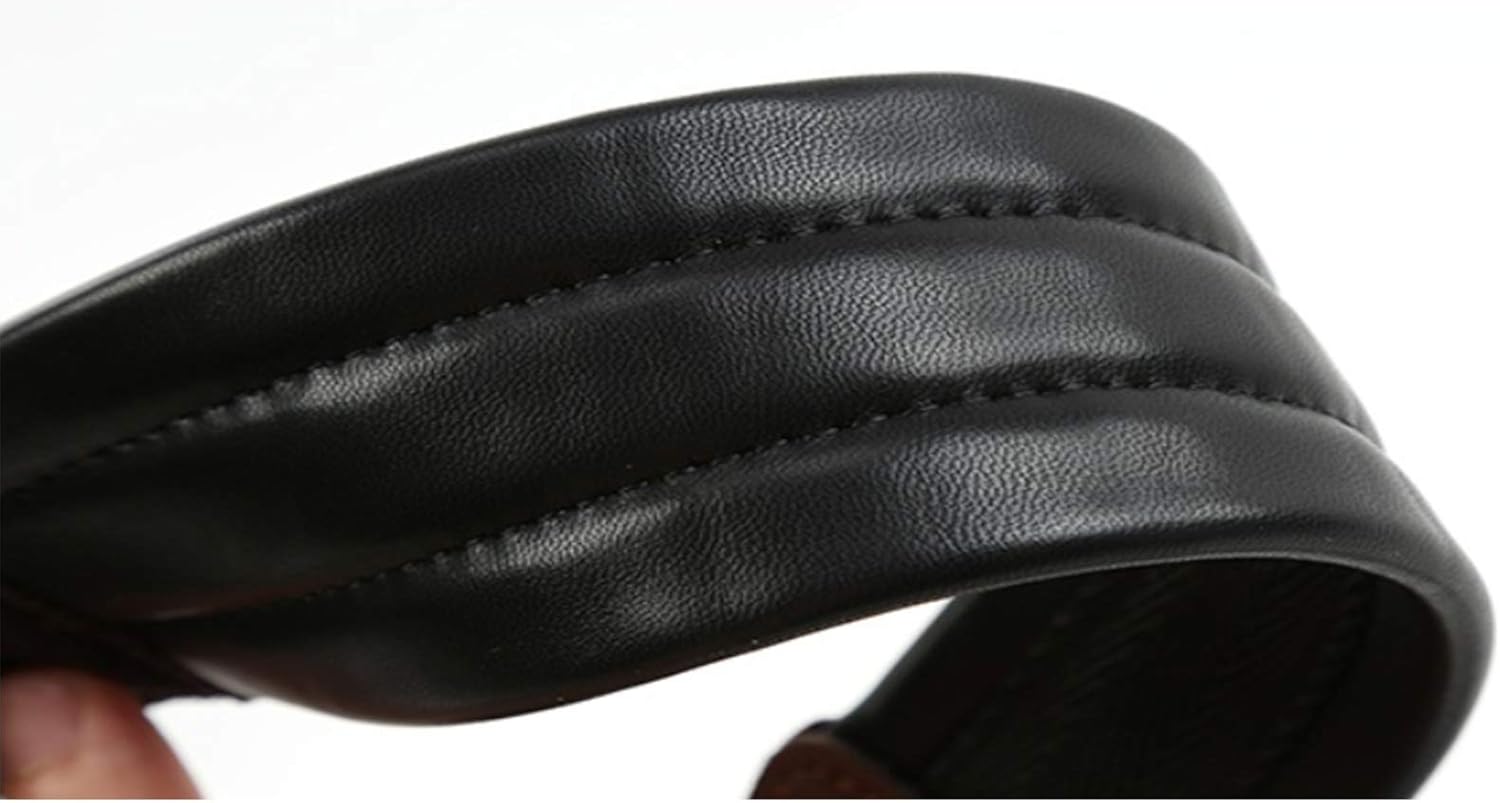 RAUYIVANY Soft Leather Saxophone Strap, Thickened Shoulder Pads, Adjustable Straps For Saxophone Alto and Soprano Clarinet, Oboe, Sax Strap Accessories (Black) : Musical Instruments