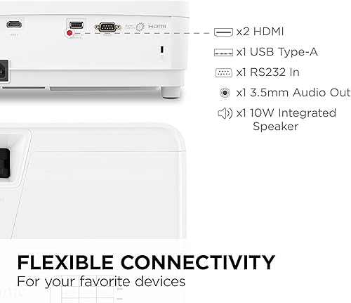 Miniatura 7 de ViewSonic Proyector PX700HDH DLP 1080p con 3700 lúmenes, Supercolor, zoom óptico 1.1x, relación de contraste 220001, HDMI dual y Keystone vertical