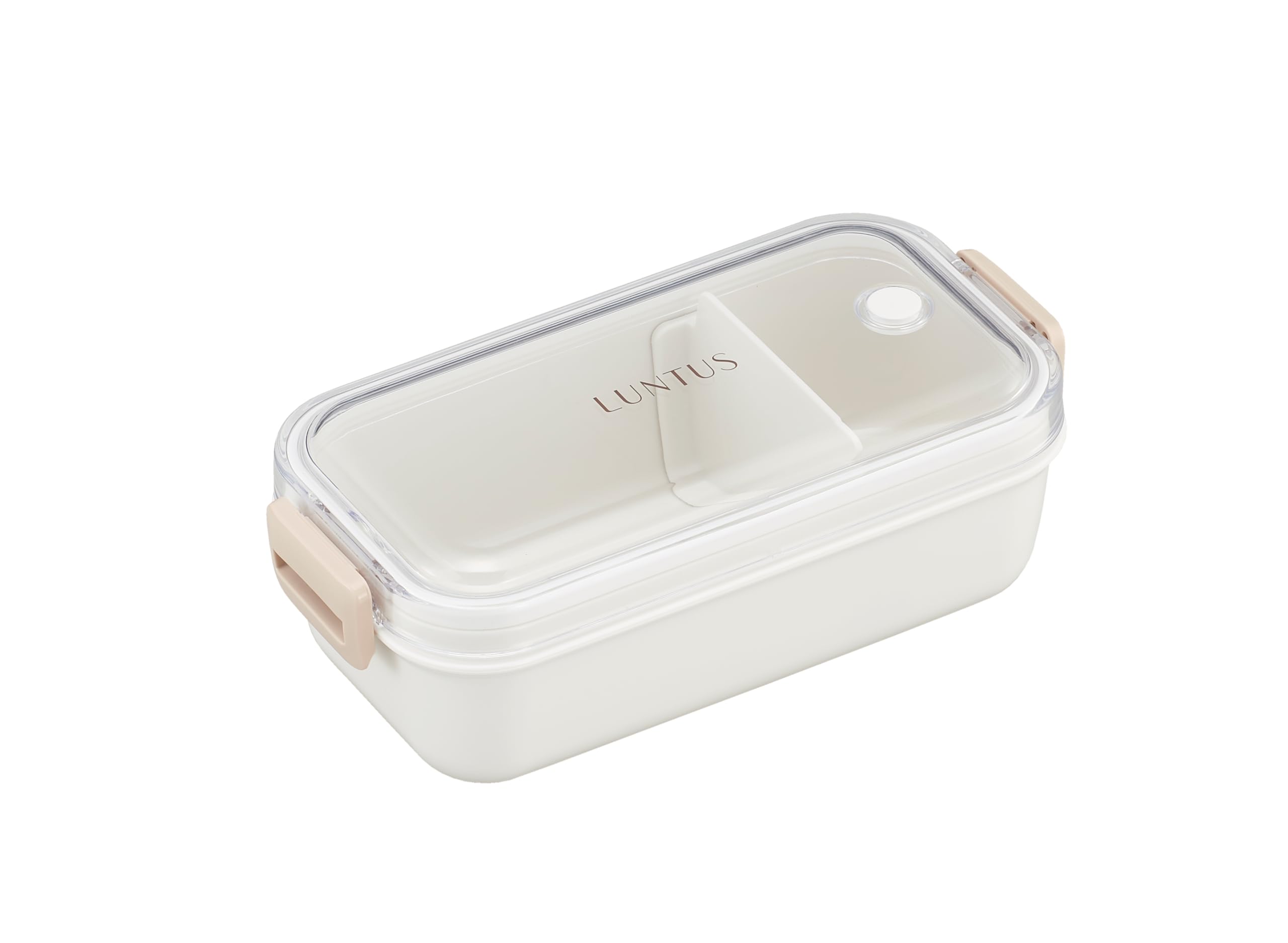 Asvel SA500N Smart Lock Bento Box, Easy to Serve, Antibacterial, C-Lantus SA500N Dome Type, 1-Tier White : Home & Kitchen