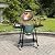 Sunjoy Charcoal Grill 20-Inch Kamado Grill Outdoor Egg Grill with Pizza Stone, Ultimate BBQ Grill and Smoker with Wheels, Green