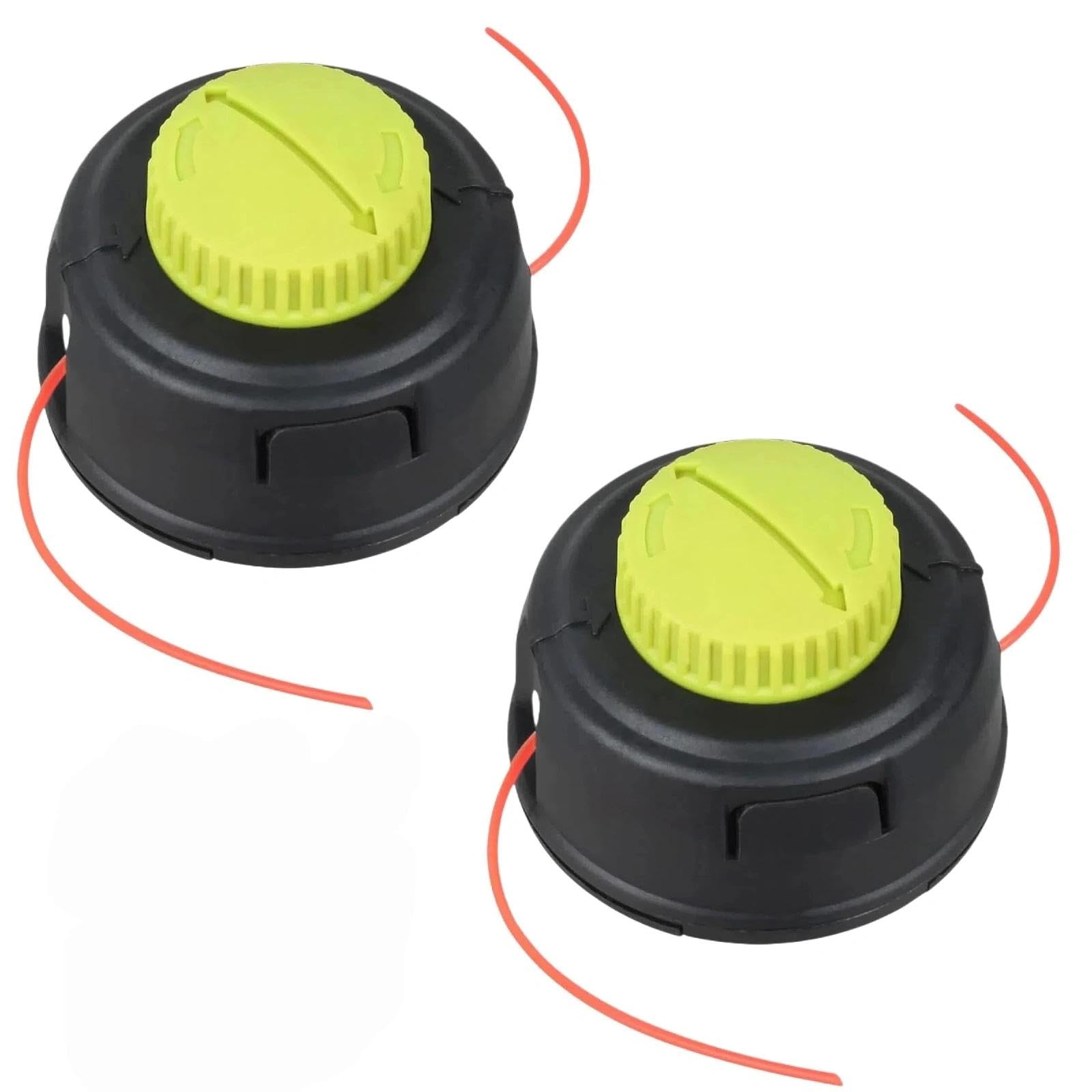Photo 1 of 2 Pack 313318001 311759008 Trimmer Head Replacement Compatible with Ryobi RY15523A RY15523AVNM RY40006VNM P2009, Weed Eater Head Assembly, M10 x 1.25 LH Thread