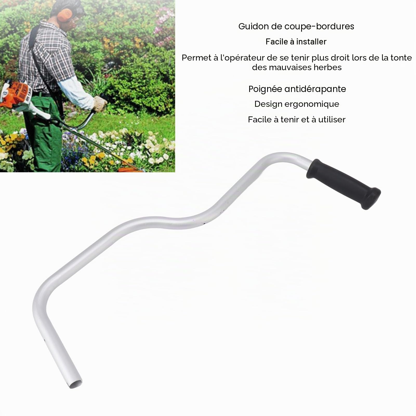 Guidon Ergonomique pour débroussailleuse FS 130 131 110 111 90 91 89 200