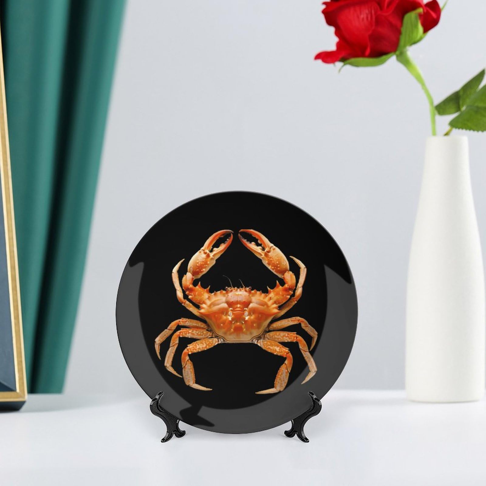 Amazon.com : Crab Ceramic Decorative Plates for Display
