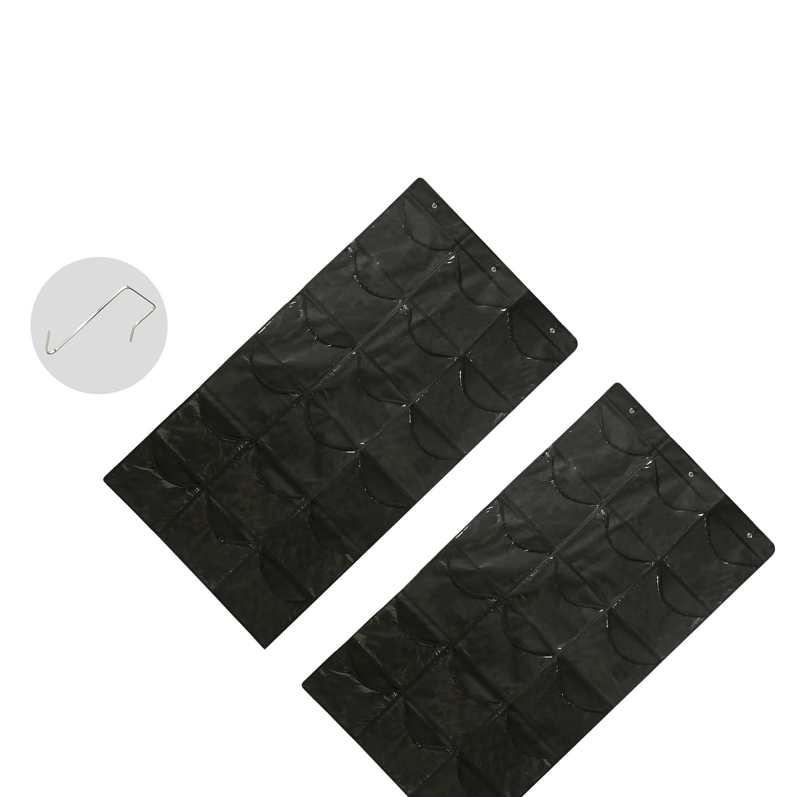hogtnd Flexible 18 Section Door Attached Storage Bag in Strong Fabric for Clean and Orderly Living Areas Multi Purpose Planner