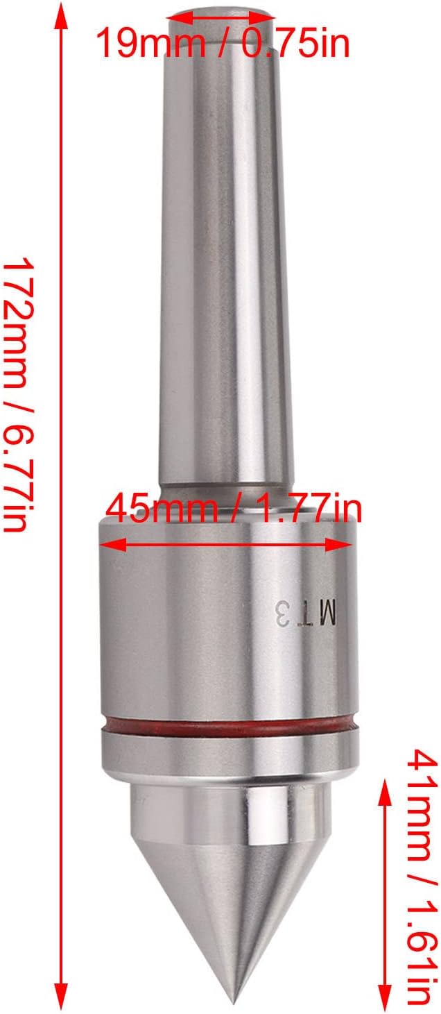 Lathe Tailstock Center Live Revolving Center Stable for CNC
