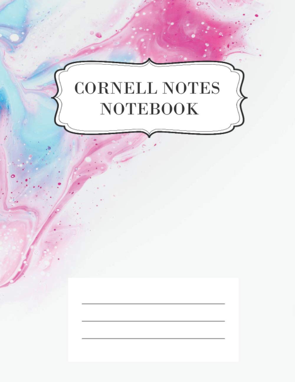 Cornell Notes Notebook: 100 Pages of Cornell Note Paper for Taking Notes, College Ruled Notebook, 8.5 X 11, University, College Ruled Composition Notebook