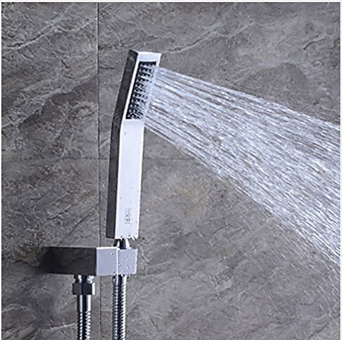 Robinet baignoire douche chrome avec colonne de douche 20 cm - 2