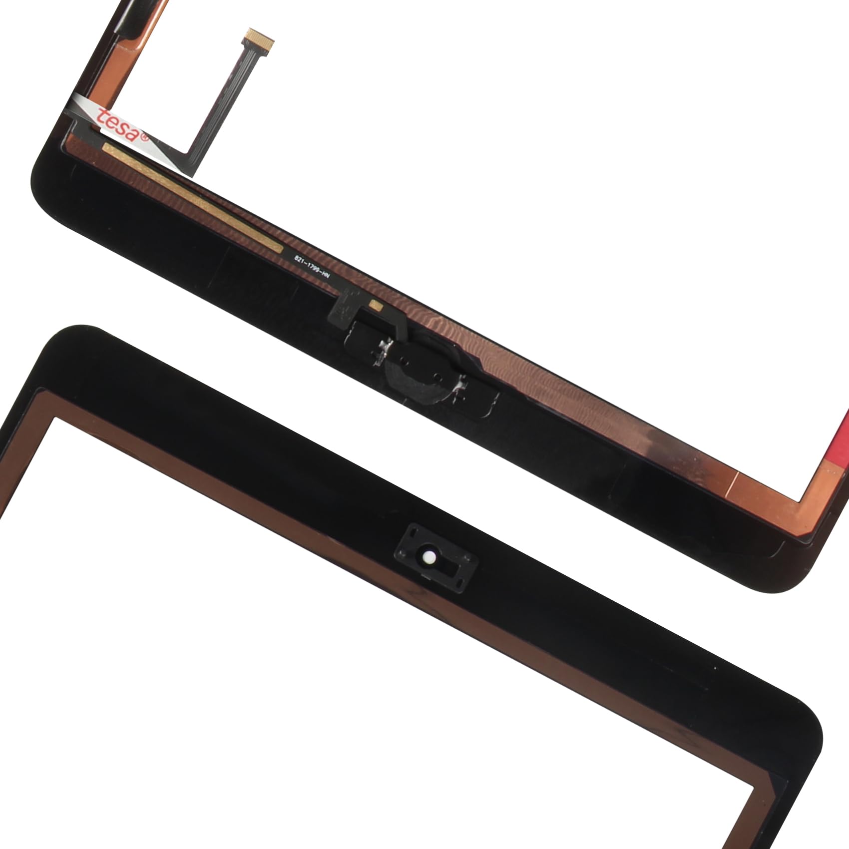 LADYSON Touchscreen per iPad Air 1 1st 9.7 2013 Digitizer Schermo per iPad 5 A1474 A1475 A1476 Touch Screen Sostituzione Kit de Riparazione con Home Buttone (Non LCD Display) (White)