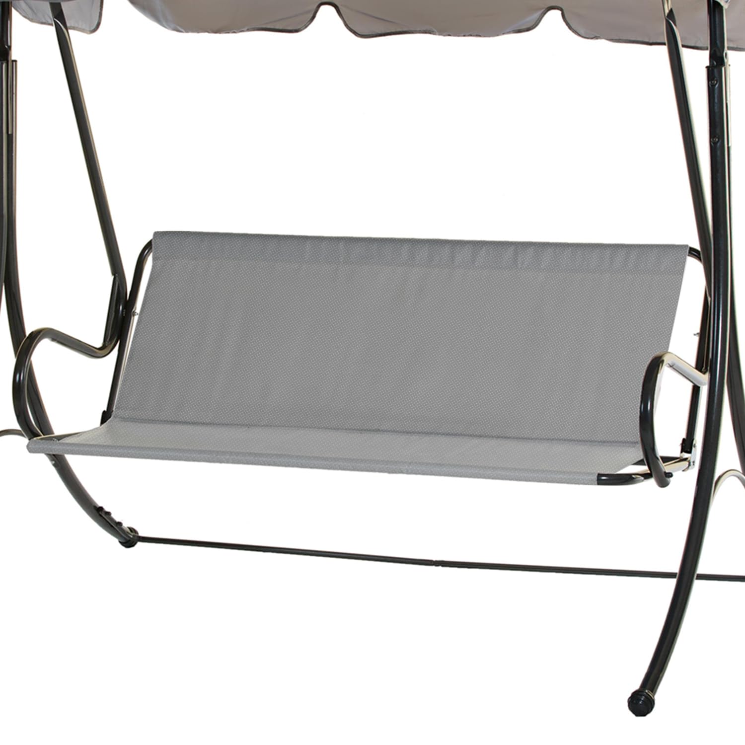 Housse de siège de rechange pour balancelle hollywoodienne - Imperméable - Oxford 600D - Pour l'extérieur - 2 et 3 places - 115 x 48 x 48 cm - Gris