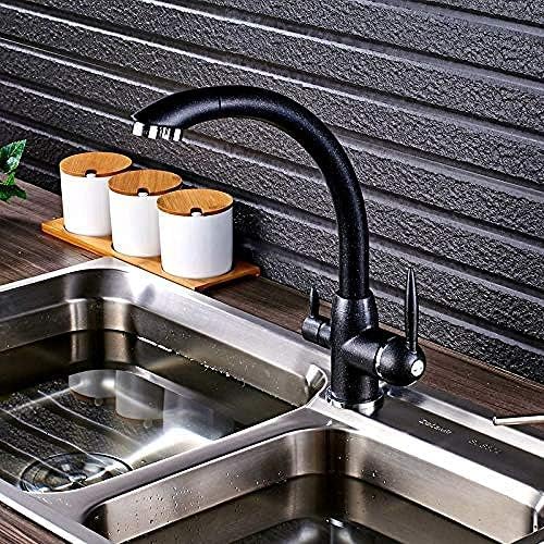 Robinet de cuisine cuivre robuste contre la corrosion bronze huilé