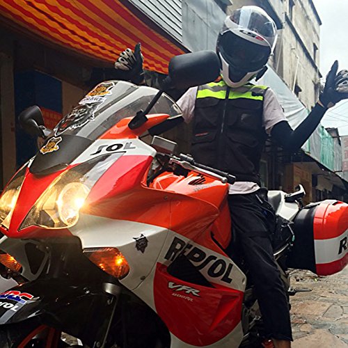 image for TINTON LIFE Breathable Motorcycle Biker Vest with Pockets Unisex Refle