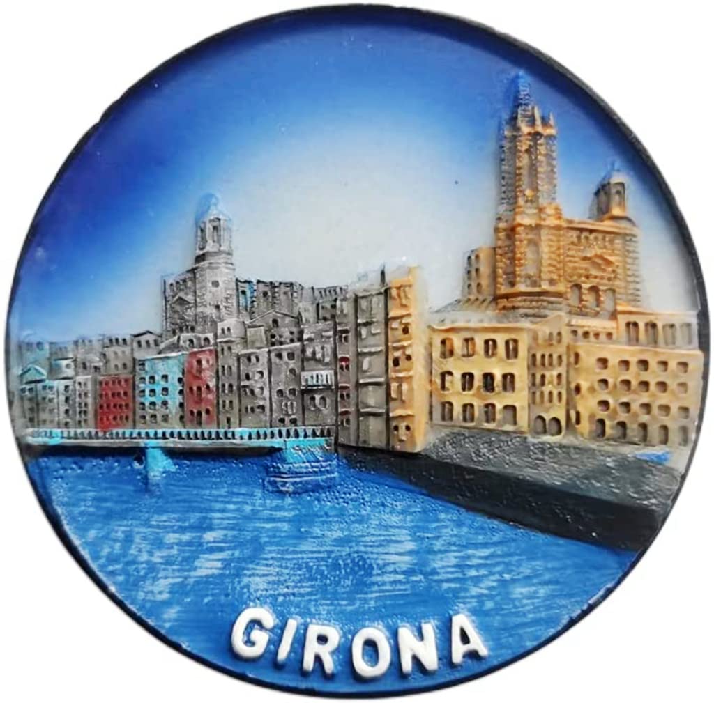 Girona Spain Girona Fridge Magnet Refrigerator Magnet Decoration Magnet Sticker Souvenir Resin Crafts