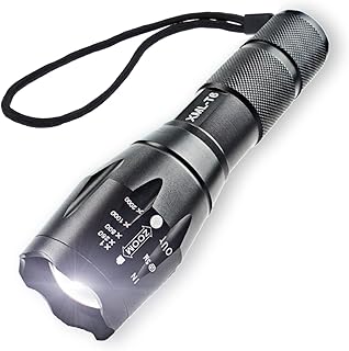 Torches Led Super Bright 2000 Lumens Flashlight, Zoomable Camping Torch Pocket Size Powerful Tactical Torches Battery Powered Water Resistant Mini Torch For Outdoors Home Use