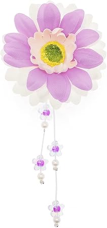 Amazon Co Jp ソウビエン 髪飾り 和装 花 浴衣 夏 ガーベラ 花 ぶら飾り 白 クリップ コサージュ ショートヘア 紫 Kaz4251tw ファッション Amazon Co Jp ソウビエン 髪飾り 和装 花 浴衣 夏 ガーベラ 花 ぶら飾り 白 クリップ コサージュ ショートヘア 紫 Kaz4251tw ファッション