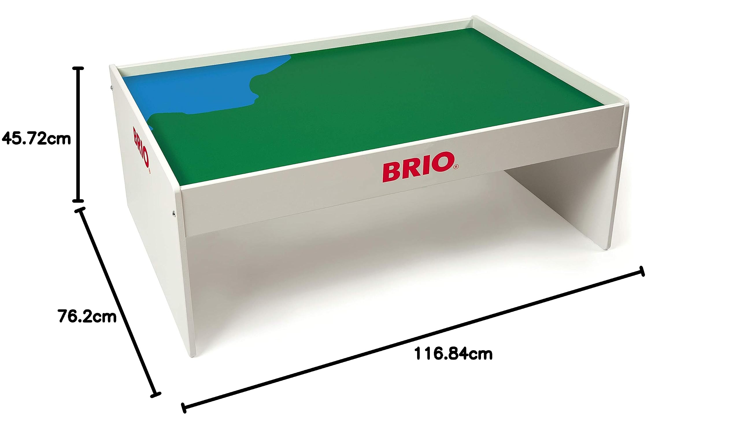 BRIO 木製プレイテーブル 緑・青 BRIO 木製プレイテーブル 緑・青 家具・インテリア 120cm×92cm