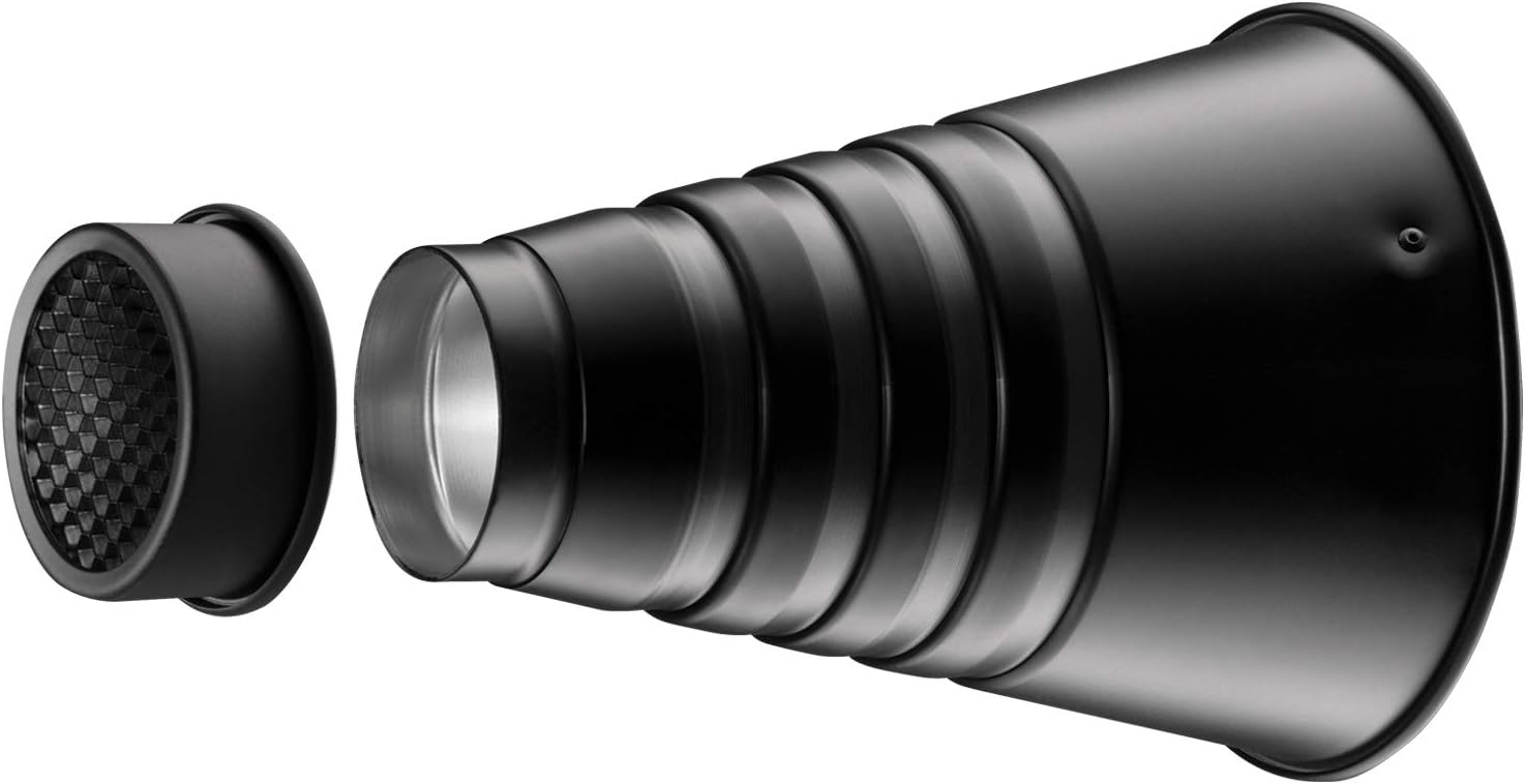 Westcott Snoot with Honeycomb Grid (Compatible with FJ400, Godox, and Bowens Mount)