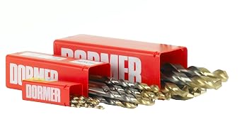Dormer A002 HSS Jobber Drill Bits 1.5mm Metric Right Hand, Pack of 10