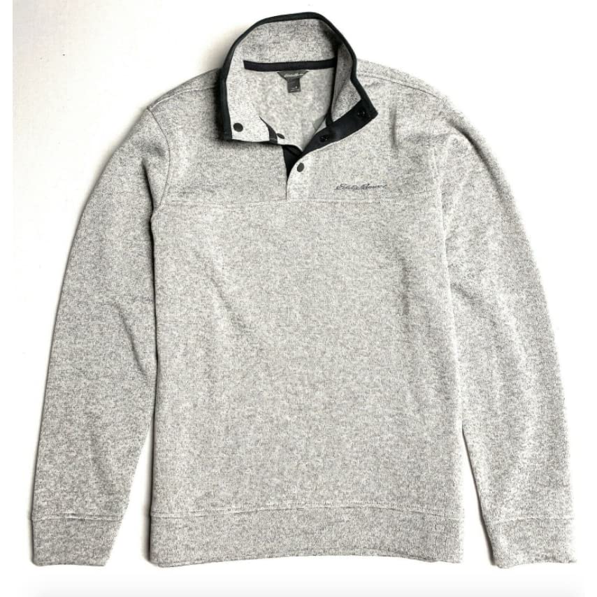 Image of Eddie Bauer Men's Snap Placket Radiator Fleece Pullover Top