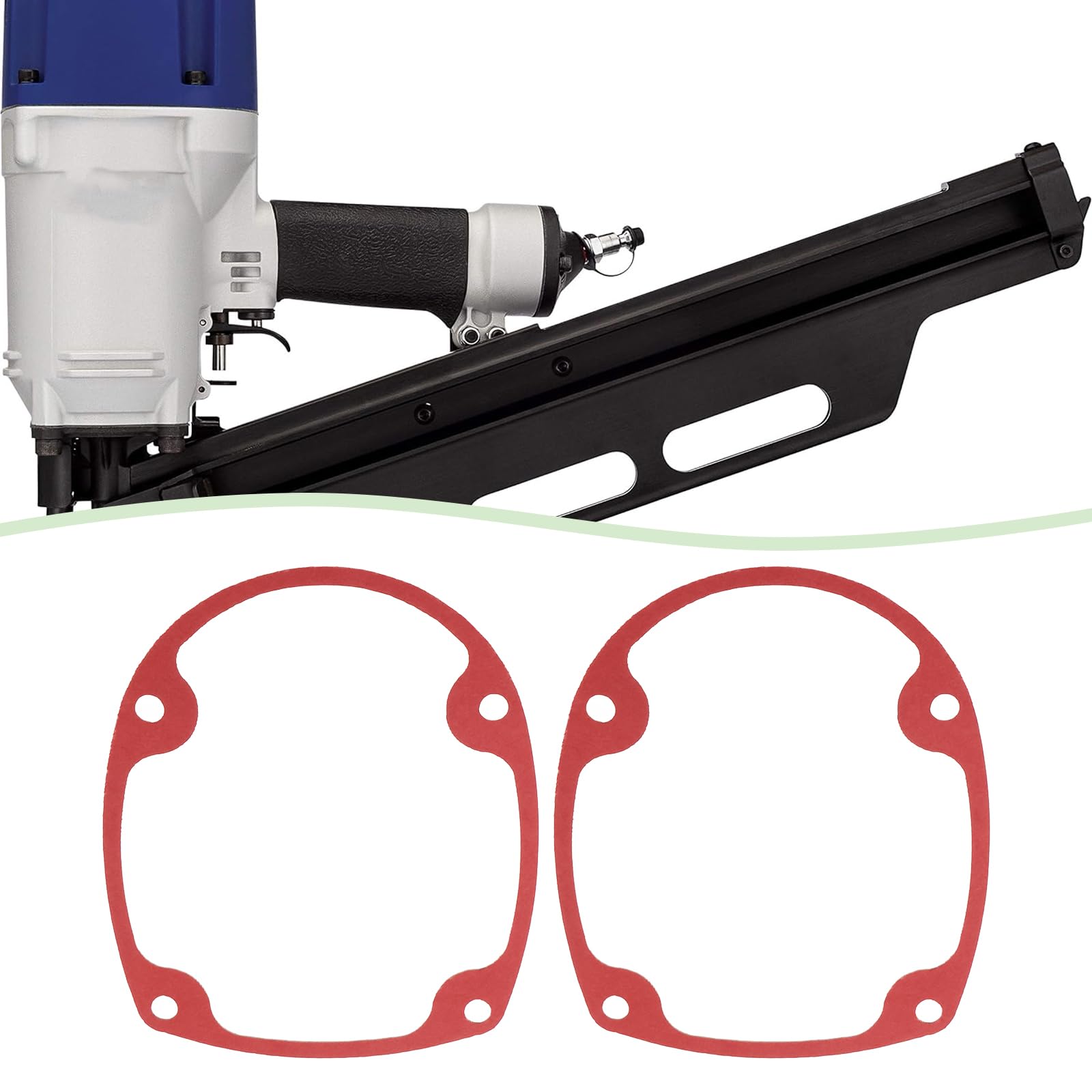 Briny River 4Pcs Nail Gun Washers Nailer Head Cap Gasket 877-325 Compatible with Hitachi Series Red - Image 4
