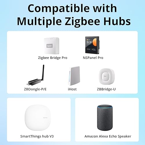 Miniatura 6 de SONOFF ZBMINIL2 Extreme Zigbee - Interruptor de luz inteligente (2 vías), funciona con Alexa, SmartThings Hub, Google Home y SONOFF ZBBridge-P,