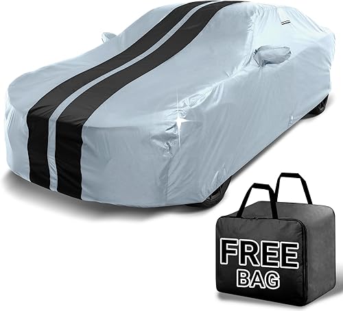 Miniatura 10 de iCarCover Compatible con Buick Regal 2011-2017 Premium Full Car Cover impermeable resistente a todo tipo de clima, personalizada para interiores y
