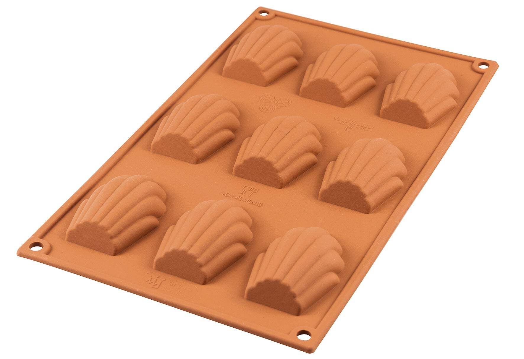 silikomart Silicone Madeleine Pan, 9 Cup