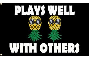 Upside Down Pineapple House Flag - Lively Home Decor for Indoor and Outdoor