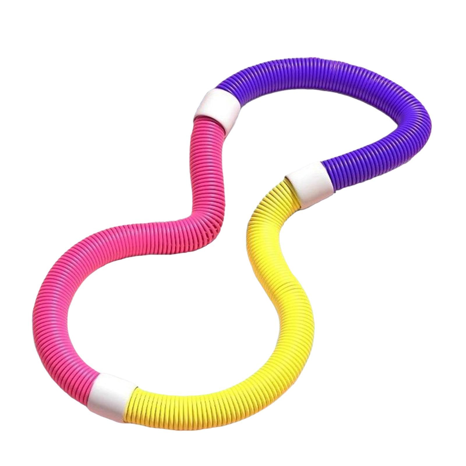 Cerchio Fitness Flessibile in PVC con Rotazione Piacevole per Un Allenamento Completo di Tutto Il Corpo, Adatto a Uomini, Donne E Bambini.