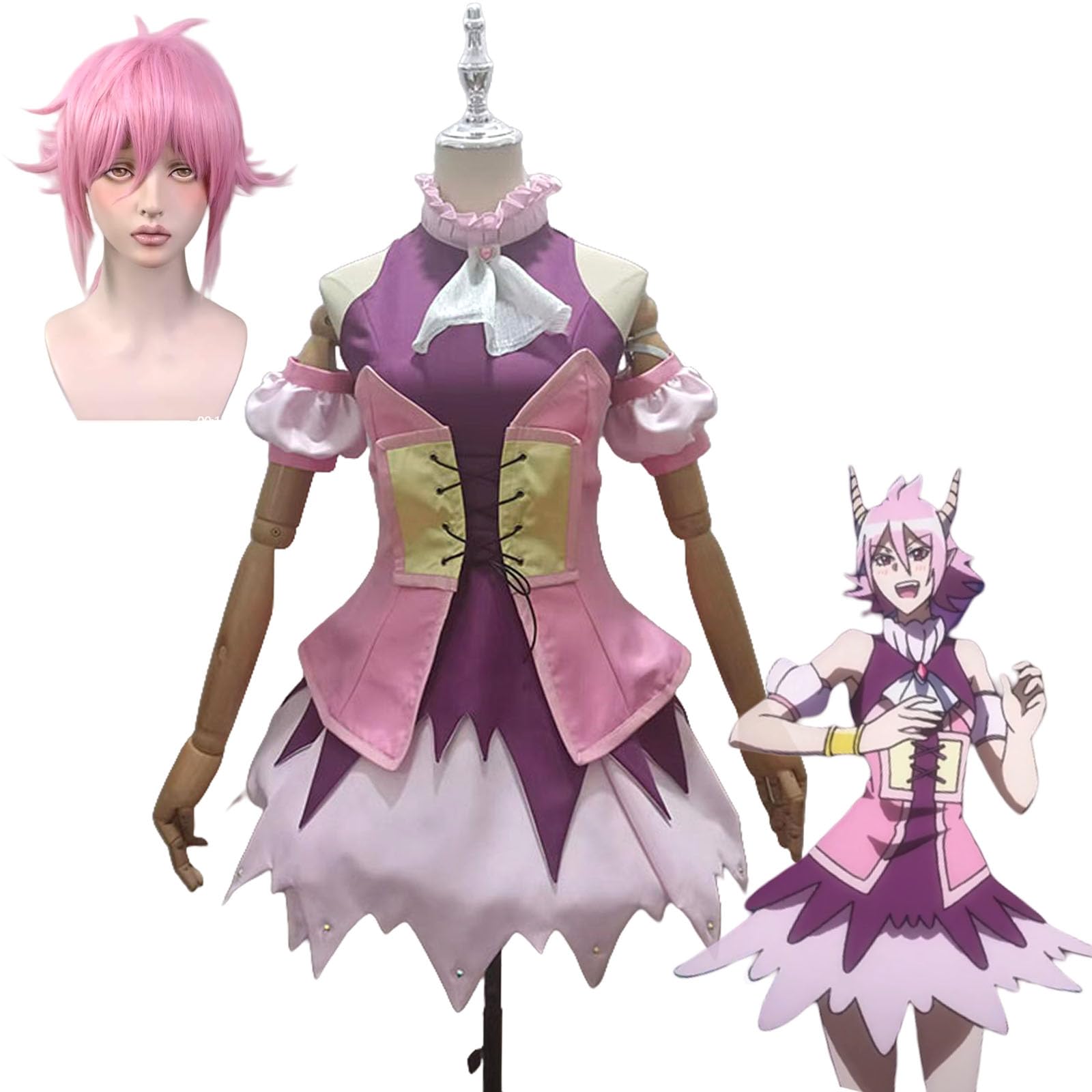 Amazon.co.jp: FITTD(もも) アスモデウス・アリス コスプレ衣装 魔入り