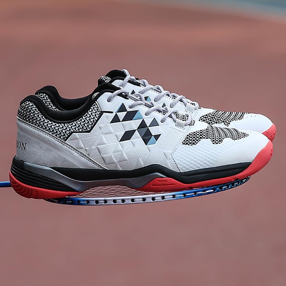 Zapatillas de bádminton Hombre Mujer Ligeras Transpirable Parte Superior sintética Placa Anti-torsión Suela Goma a Juego Zapatos Casual para Entrenamiento