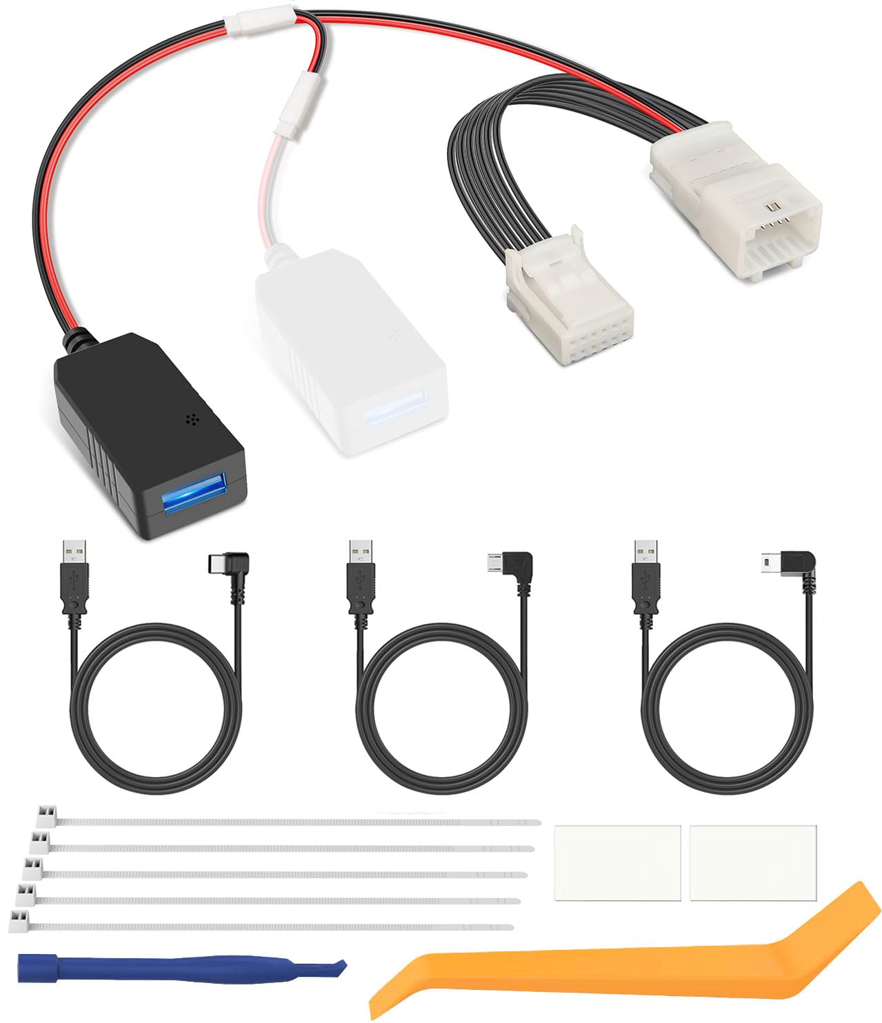 Amazon.com: YQMAJIM DashCam Power Adapter,(12P TypeC) Compatible