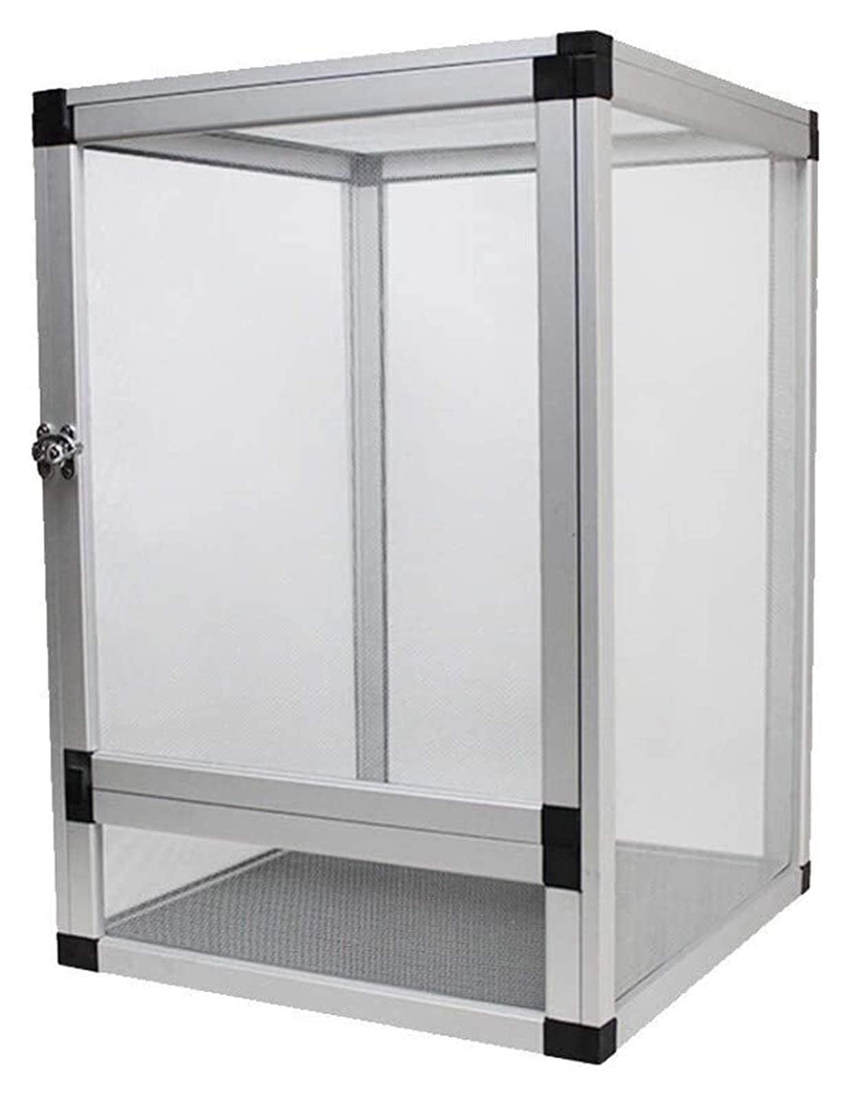 Duże terrarium dla gadów zbiornik na płazy, aluminiowe pudełko na żółwie gadów, płazy gadów jaszczurka żółw klatka na węża zegarek zbiornik-pudełko na sklep zoologiczny, ozdobne pudełko do hodowli (3