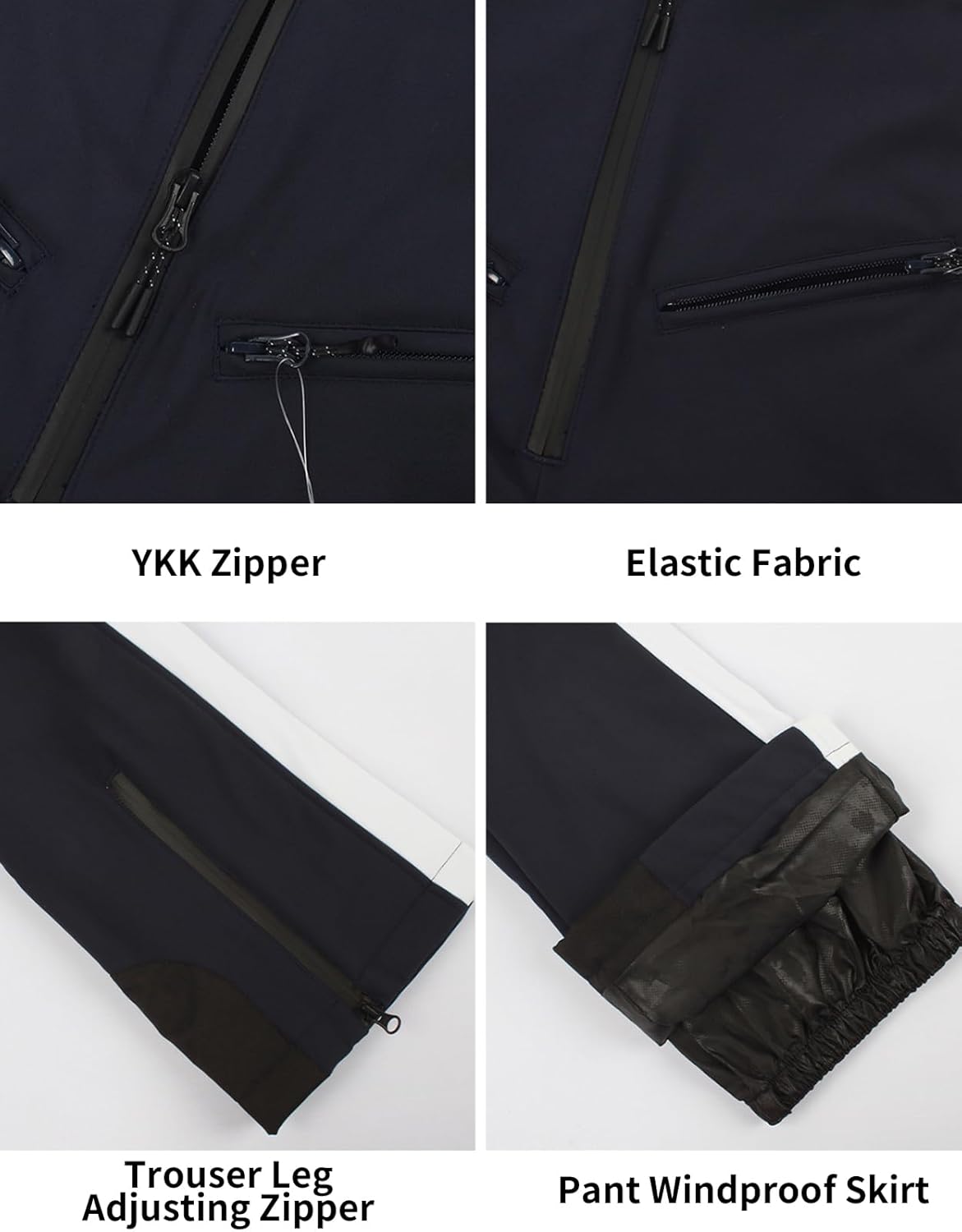 GSOU SNOW Women Ski Bib Pants Snow Overalls Snowboard Waterproof Windproof Insulated Slim Winter Warm High elasticity - Image 5