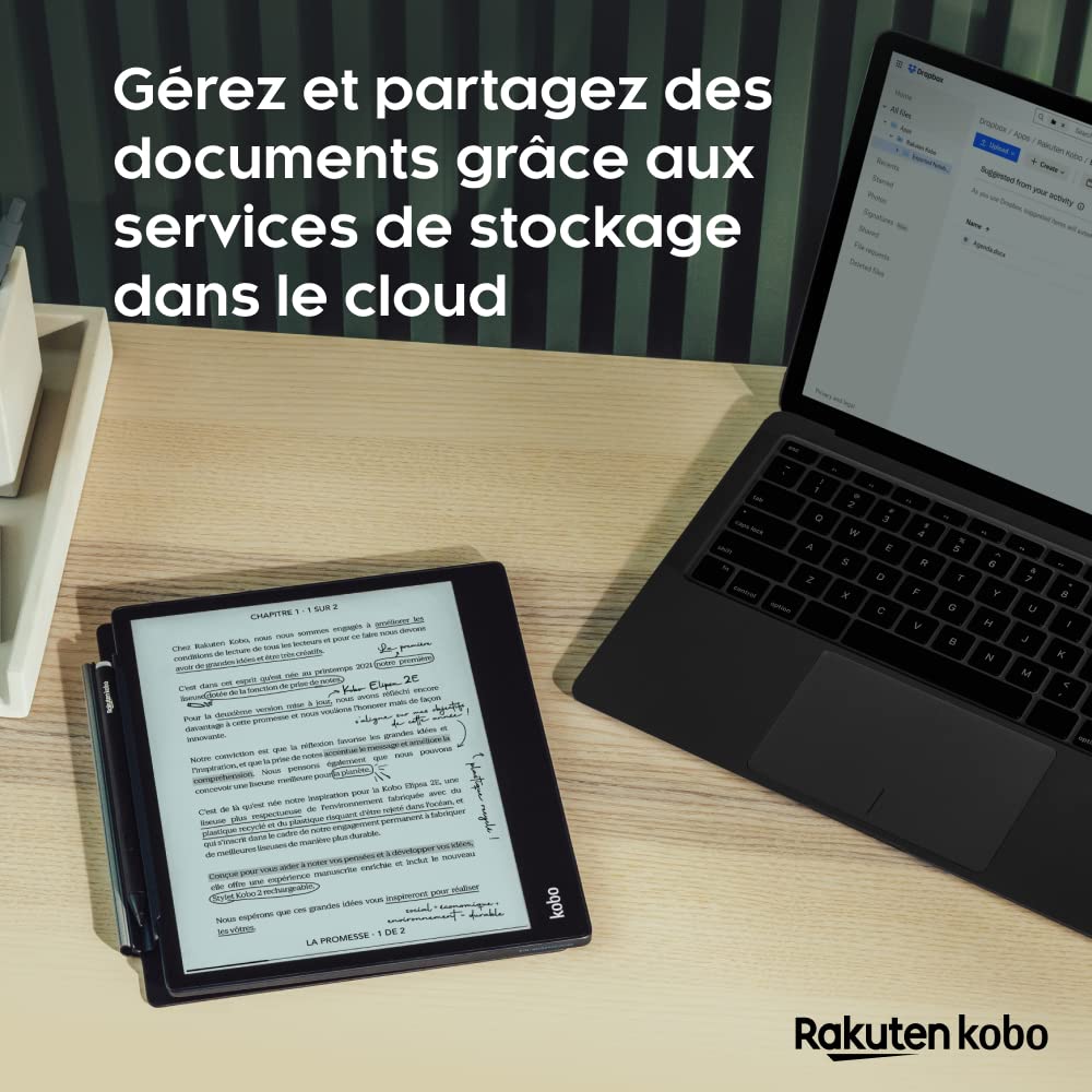 Kobo Elipsa 2E | eReader | Touchscreen antiriflesso da 10,3" con ComfortLight PRO | Wi-Fi | Tecnologia Carta E Ink | 32 GB di archiviazione (Ricondizionato)