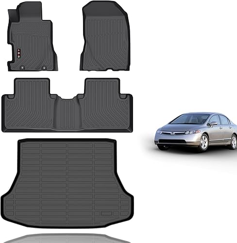 Miniatura 69 de KELCSEECS - Tapetes de piso y forro de carga para auto