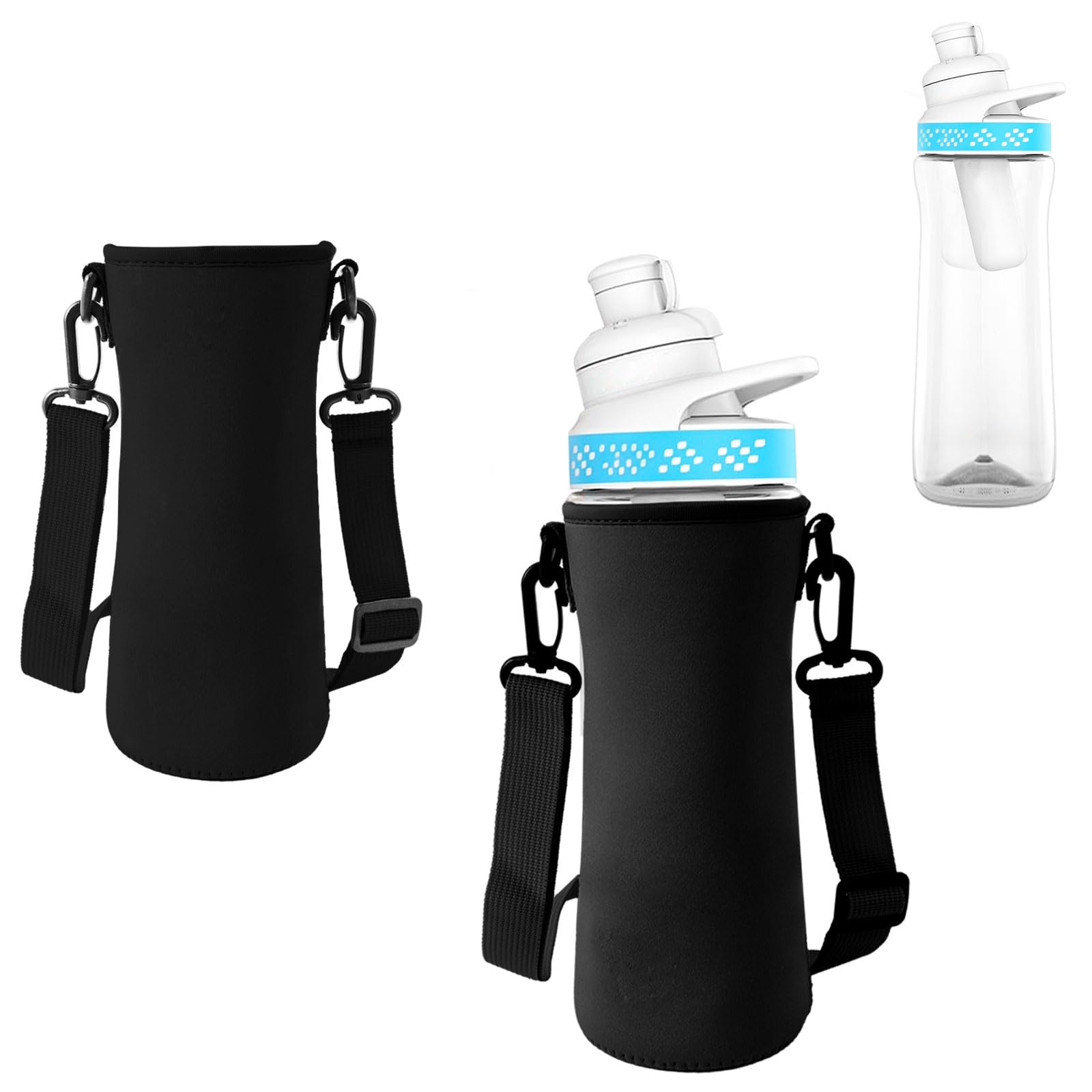 2 Pcs Sleeve Compatible with 32oz Cirkul Water Bottle, Water Bottle Sleeve for Cirkul Plastic & Stainless Steel,Neoprene Cover to Keep Water Cold &