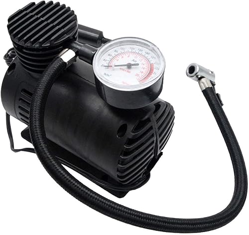 Miniatura 1 de MASO - Compresor de aire para coche 12 V portátil mini inflador eléctrico compacto de neumáticos con medidor de presión 300 psi