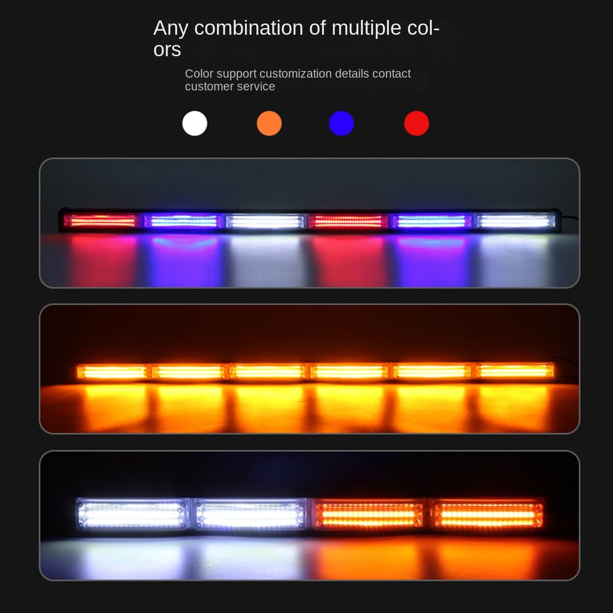 Luci Lampeggianti per Auto Luci di Segnalazione A LED Luci Lampeggianti Luci per Auto Luce Blu