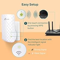 Vista 5 de TP-Link Extensor WiFi con puerto Ethernet, banda dual 5 GHz/2.4 GHz, hasta un 44% más de ancho de banda que una sola banda, cubre hasta 1200 pies