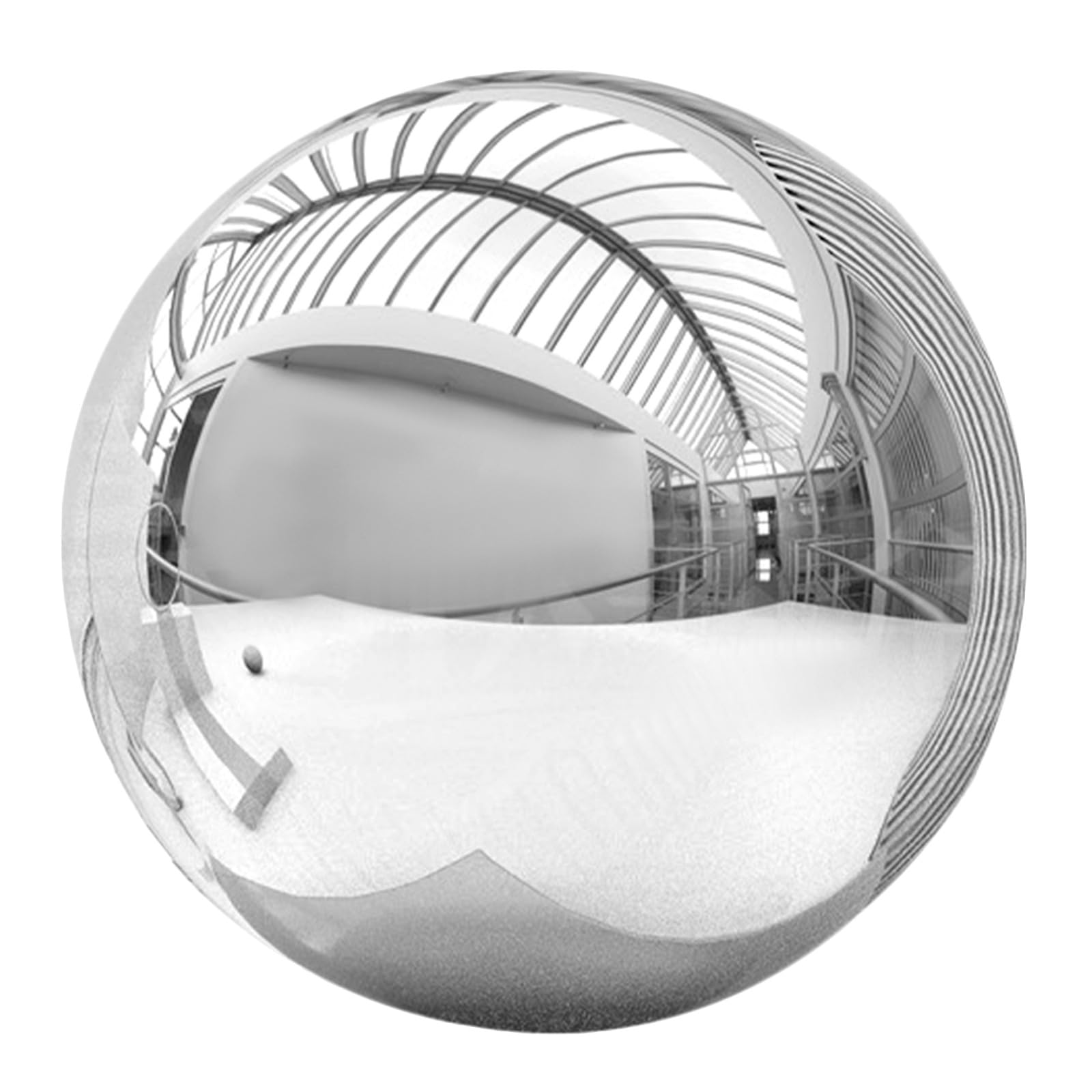 Sfera Riflettente in Acciaio Inox per Giardino e Cortile