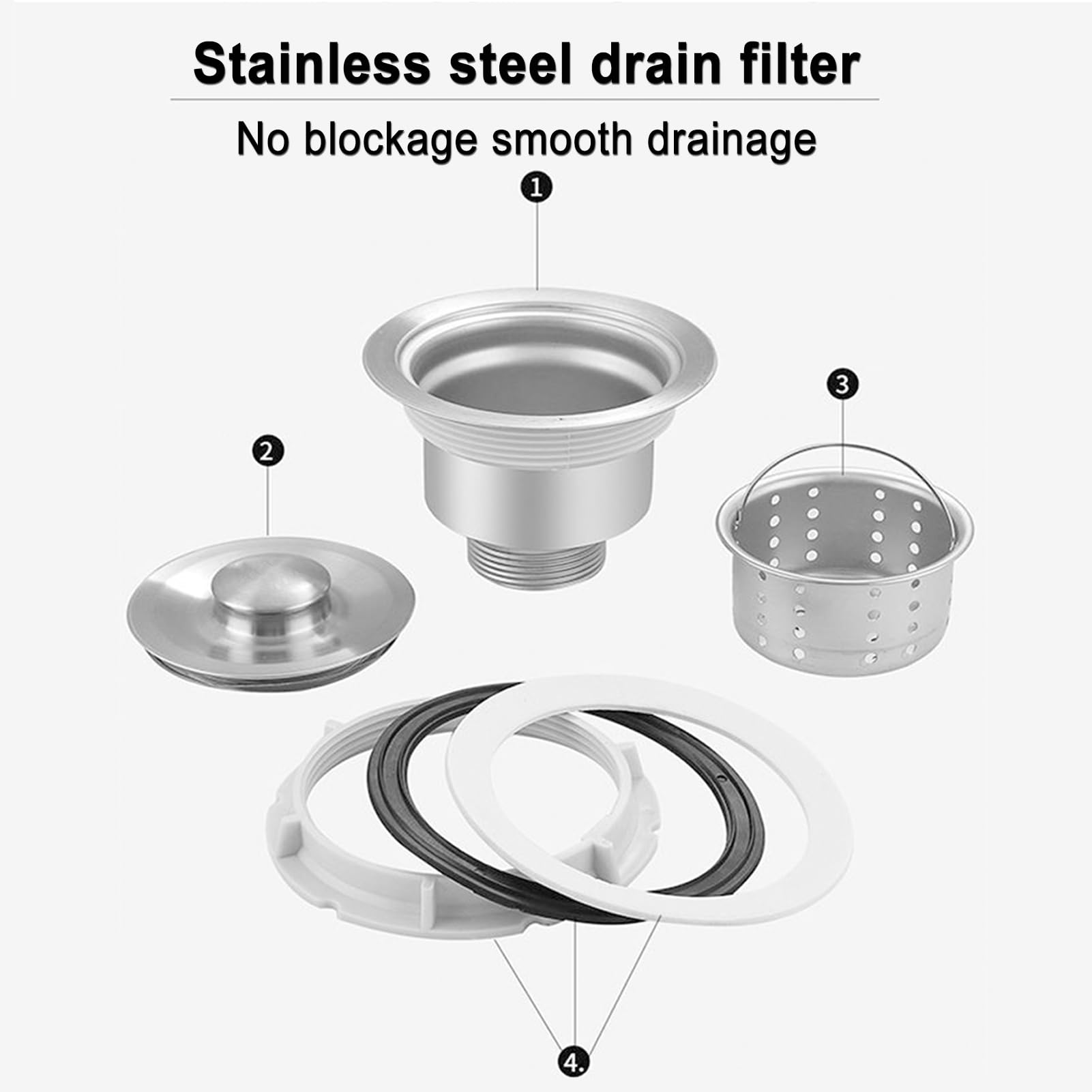 Lavello da Cucina,lavello Parete,lavello Cucina in Acciaio Inox a Una Vasca con Rubinetto,lavabo Interno ed Esterno Commerciale per Lavanderia,Garage,seminterrato (60x45x22,5cm)